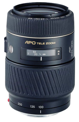 Minolta MINOLTA AF100-300MM F/4.5-5.6 (D) APO TELE camera or lens