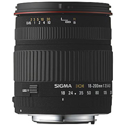 Sigma 18-200 F3,5-6,3 AF FOR CANON camera or lens