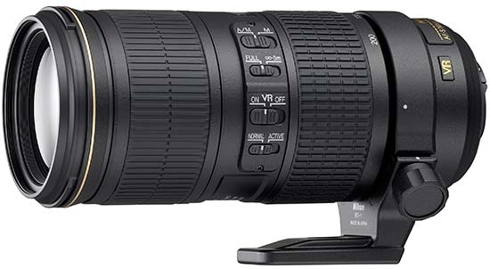 Nikon AF-S NIKKOR 70–200mm f/4G ED VR
