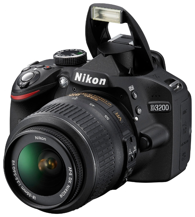 Nikon D3200 camera or lens