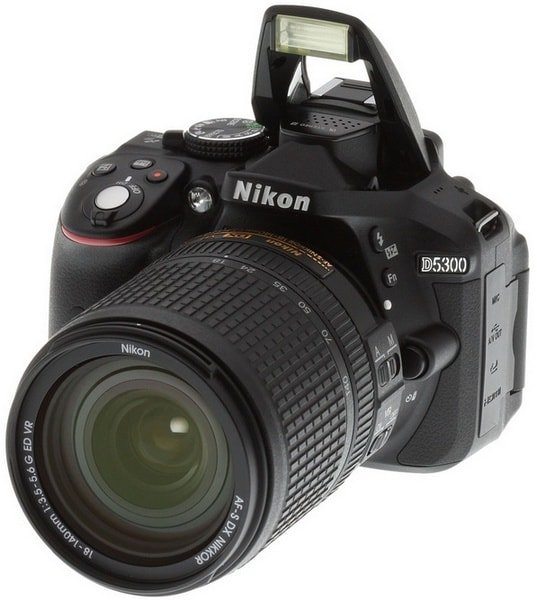 Nikon D5300 camera or lens