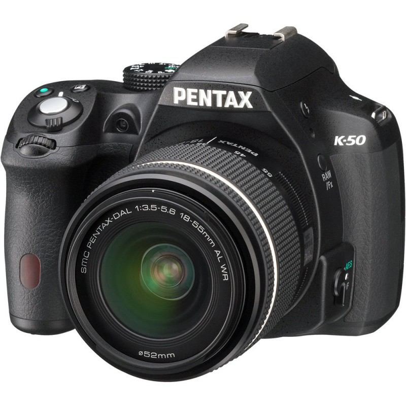 Pentax K-50 camera or lens