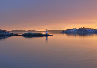 Закат над северным морем