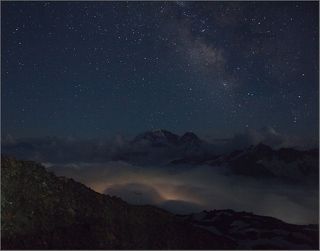 Ночь на высоте 3700 метров.