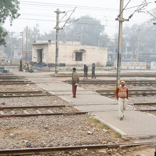 Или переходят железнодорожные пути