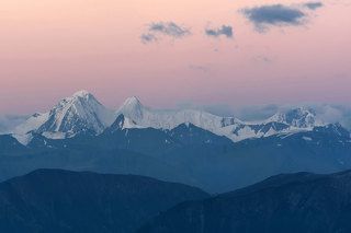 В розовом свете