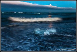 БРИЛЛИАНТЫ  ИСЛАНДИИ(съёмка произведена ночью)