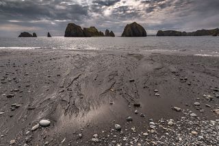 Такие рисунки на песке оставляет океан )