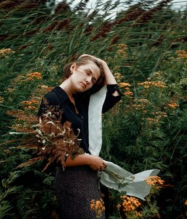 Once I went to the village and met a girl who was so beautiful and I realized that I wanted to shoot it and we made wonderful frames