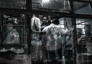 Вечерний Тируччираппалли (Тричи), штат Тамил-Наду, Индия (псевдомульты))