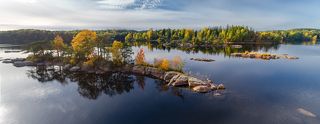 Lerum lakes from above