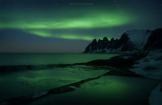 Северное сияние на Сенья