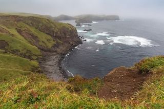 Вид на мыс Край света на о.Шикотан. 10-ю минутами позже