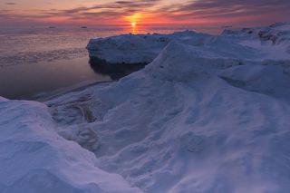 Красно-розовые рассветы завораживали