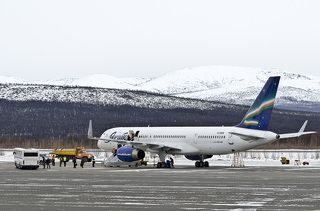 выход пассажиров