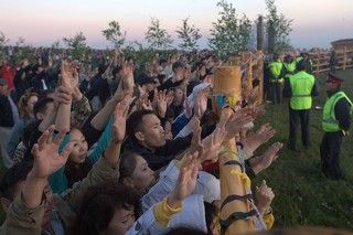 встреча солнца, праздник Ысыах в Якутии