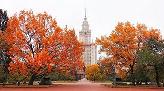 В багрянец, золото одетый МГУ