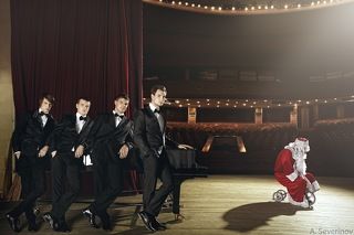 Съемка для новогоднего выпуска журнала \