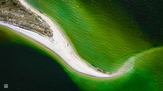Кинбурнская коса, там где Днепр встречается с Морем