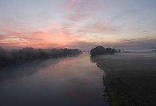 Река Десна, с моста, близ села Пироговка, Сумская обл.