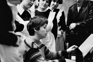 на уроке пения