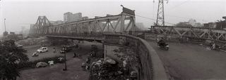 Long Bien bridge, more than 100 year old.