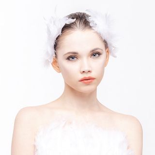 девушка, портрет, милая, cute, portrait, образ, лебедь, балерина