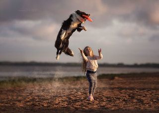 Kids Frisbee Freestyle. Julia and Kaiser