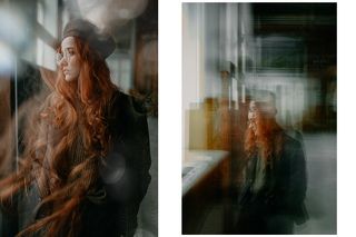 Витебский вокзал. Модель: Алексия Иорданова.