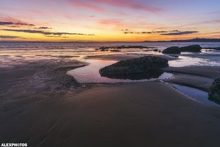 Восход на побережье Каспия