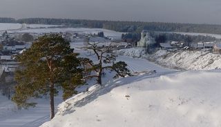 Средний Урал, скала Слободской камень, село Слобода