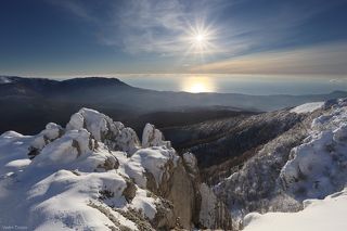 Вид с горы Чатыр-Даг