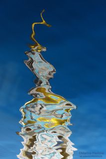 Отражение колокольни Никольского собора