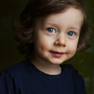 Сын до стрижки