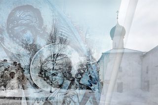 В монастыре