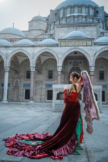 фотосессия стамбул в платье