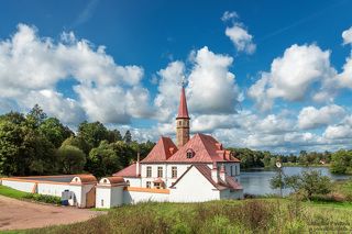 Приоратский дворец. Озеро \