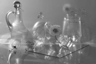 Стекло в чб тонах