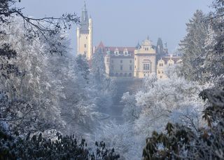 Прухоницкий замок. Зима.