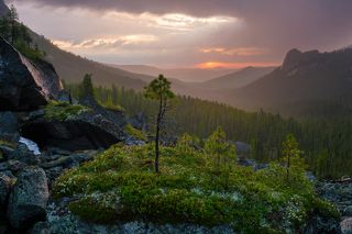 гроза в долине р. Большой Кебеж