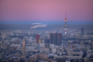 Останкинская телебашня.