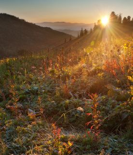 Рассвет. Коргон, Алтай.