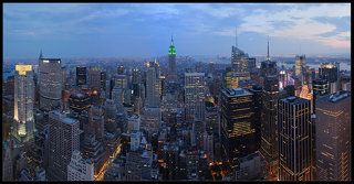 В полете над городом