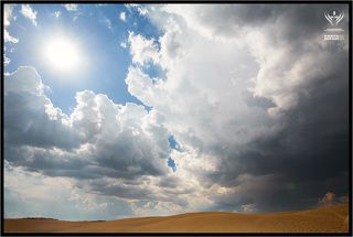 Дюны + Облака + Солнце