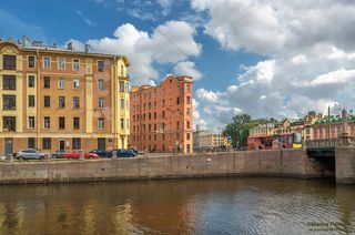 Разноцветный Петербург. Канал Грибоедова. Мало-Калинкин мост