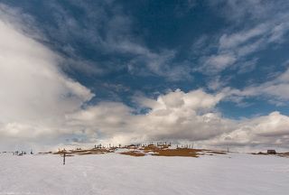 Старое поморское кладбище на краю... пустыни! Деревня Кузомень на берегу реки Варзуга.