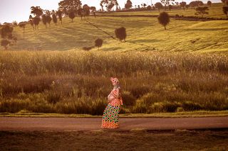 Lesso baby bump pregnancy maternity portraits lifestyle photoshoot outdoors Kiambu road tea plantations farm in Kenya East Africa
