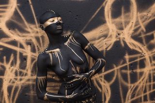 Golden Painted Portraits