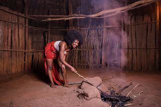 Mwaki Fire Smoke Bomas Of Kenya Portraits