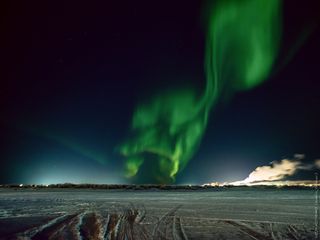 Нарьян-Мар. Заполярное сияние)))